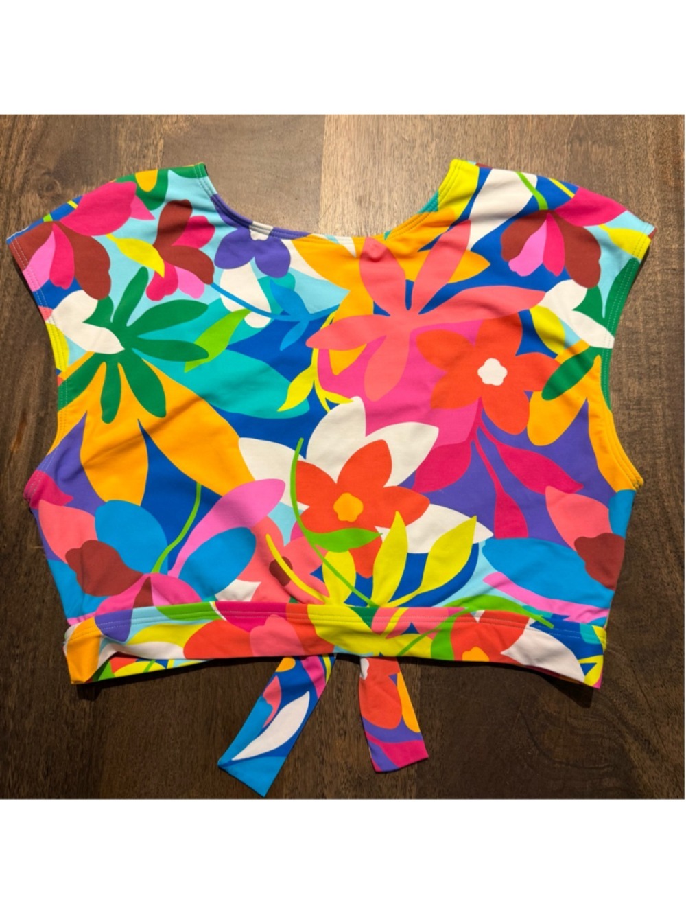 Women's Bleu Rod Beattie Floral Bikini Top Size 10 Multi-color NWT - Picture 8 of 8